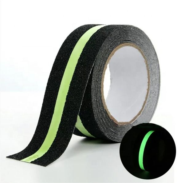 Stairs Glow in Dark Tape  Reflective Safety Traction Tread Tape Anti Slip Tape Outdoor Stair Treads Non-Slip Grip