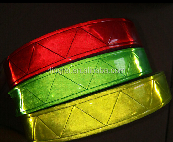 Reflective Strip PVC  Prismatic Tape Reflective Cloth Material Tape EN471 Reflective Tape Sew On