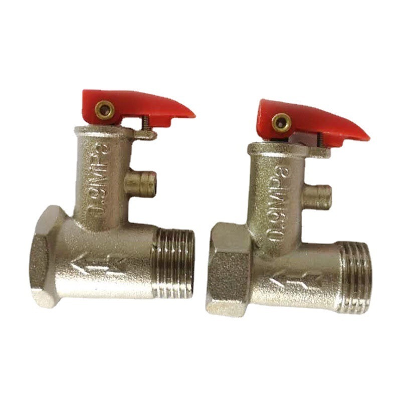 Forged Electric and Solar Water Heater  Brass Relief Safety Valves 1/2