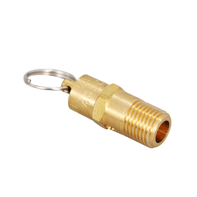 1/4'' Male NPT Brass Air Compressor Safety Valve 150 PSI Pressure  Relief Valve