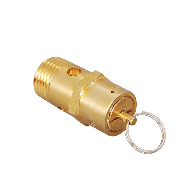 1/4'' Male NPT Brass Air Compressor Safety Valve 150 PSI Pressure  Relief Valve