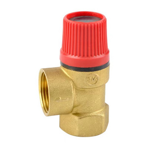 Brass Adjustable 3/4 Inch  6bar Pressure Relief Boiler Safety Valve  For Solar Water Heaters