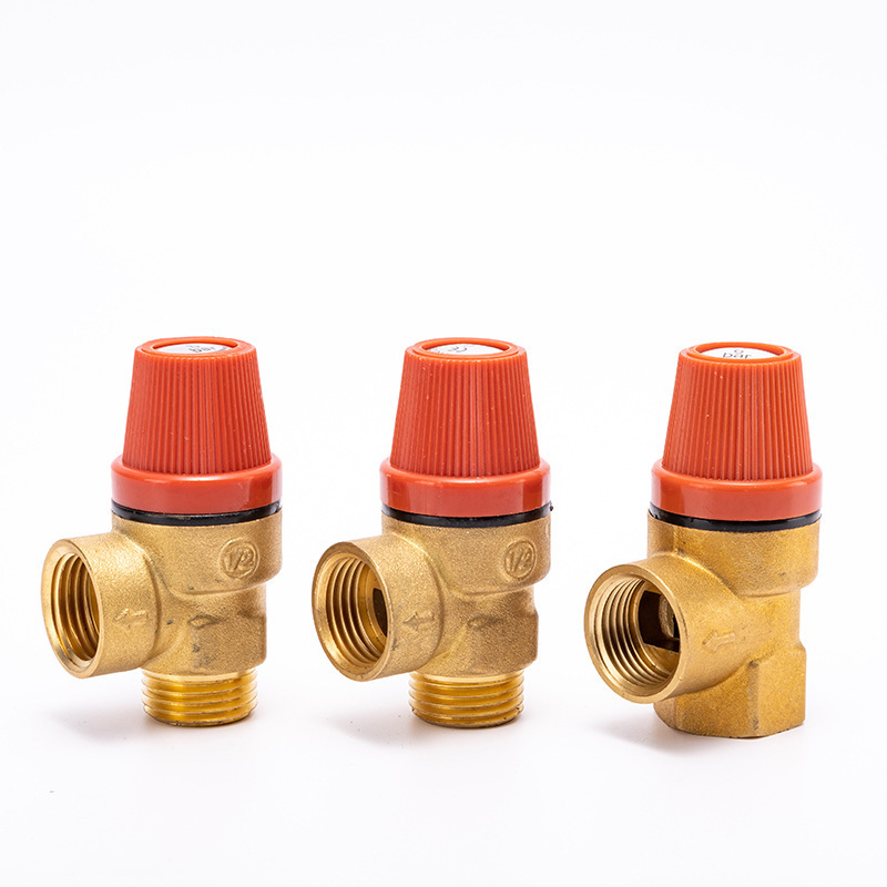 Brass Adjustable 3/4 Inch  6bar Pressure Relief Boiler Safety Valve  For Solar Water Heaters