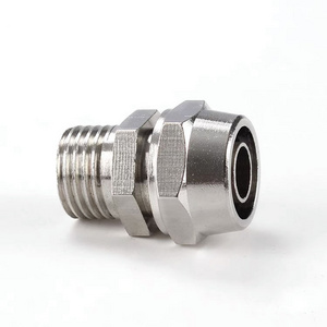 Pc Series Pneumatic Two Touch 1/8" 1/4" 3/8"  Brass Air Fittings 8mm Air Hose Connector