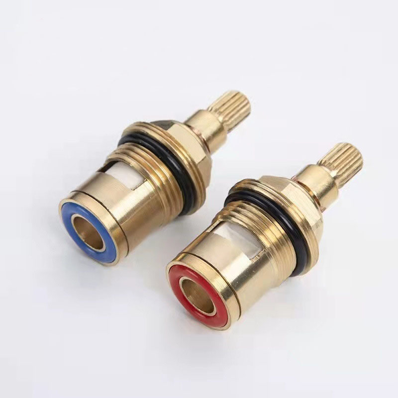 China Supplier Bathroom Faucet Mixer Diverter Cartridge Brass Faucet Ceramic Valve Disc Cartridge Bathroom Hot Cold Water Mixer