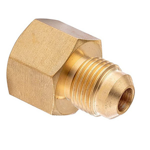 Forged Reducer Adapter 3/8" NPT Male Flare x 1/2 Inch Female NPT Brass Flare Fittings