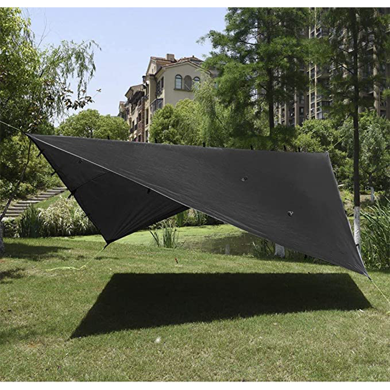 OEM Multifunctional  Printed Ultra Light Awnings Rain Polyester Oxford  Tarp Sunshade Screen Canopy Fly Tarp with PVC