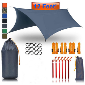 Ultralight Drip&Leak Proof Waterproof Sun Protection Isolated Insulated Durable Wind Rain Hammock Rain Fly Tarp Outdoors