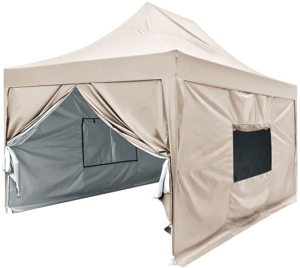 camping folding outdoor tents gazebo round gazebo side panels