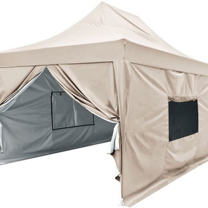 camping folding outdoor tents gazebo round gazebo side panels