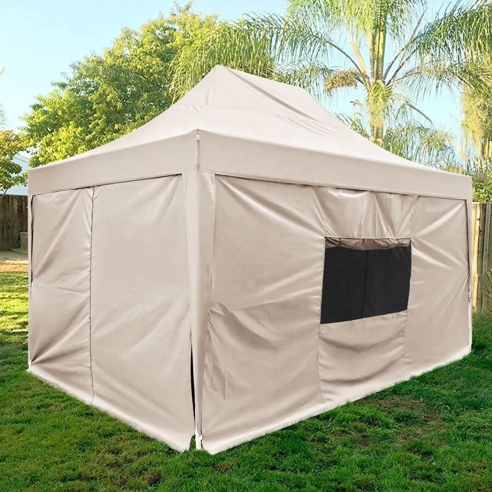 camping folding outdoor tents gazebo round gazebo side panels