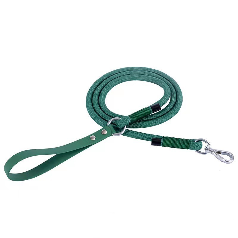 Hot Selling Pet Leash PVC Wrap Silicone Waterproof Bite Resistant Dog chain Small And Medium-Sized Dog Outdoor Walking Leash