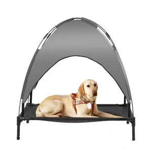 Hot sale removable  outdoor garden for  pet cat and dog  bed with waterproof sunscreen canopy small  pet tent camping