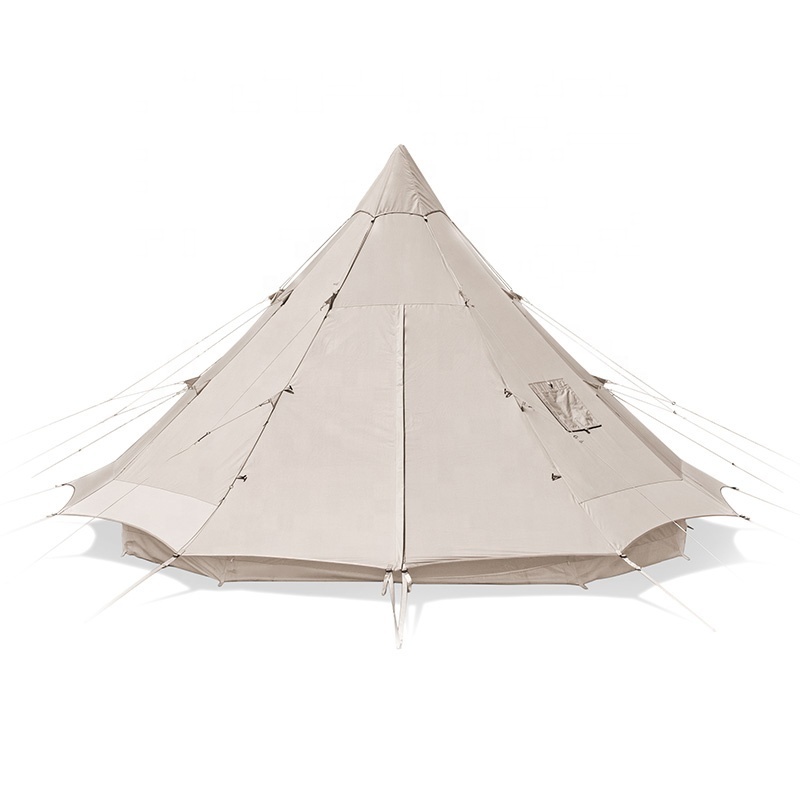 Inner Tent Canvas Bell Tent Accessories Waterproof Cotton Canvas Large Family Camp Beige Color Bell Tent Hunting Wall Ten