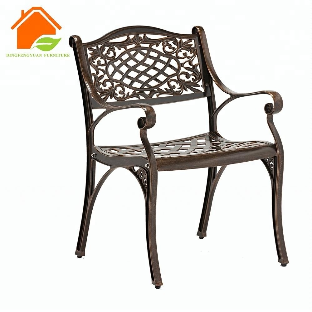 Furniture Outdoor Garden Aluminum Set Cast Aluminium Bistro Table Chair