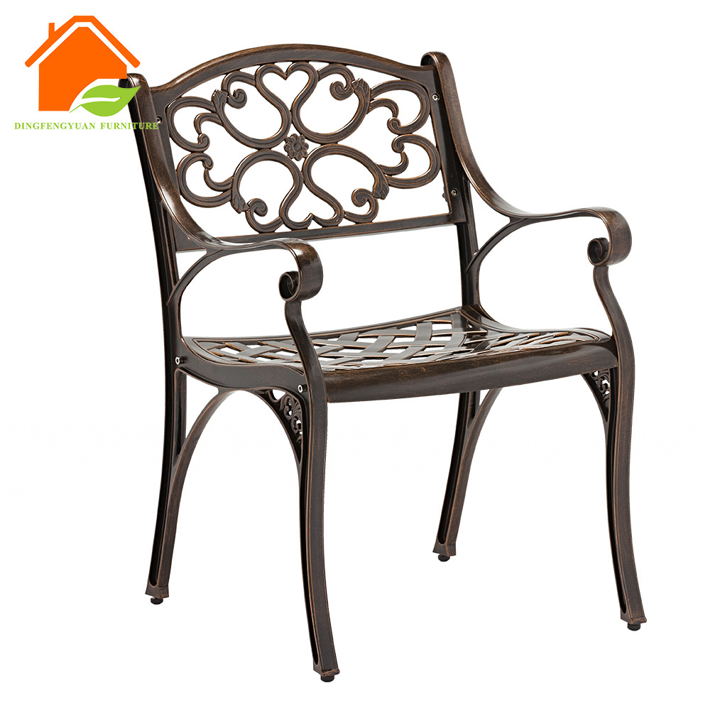 Cast Aluminum Frame Patio Mesh Outdoor Garden Furniture