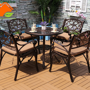 Cast Aluminum Frame Patio Mesh Outdoor Garden Furniture