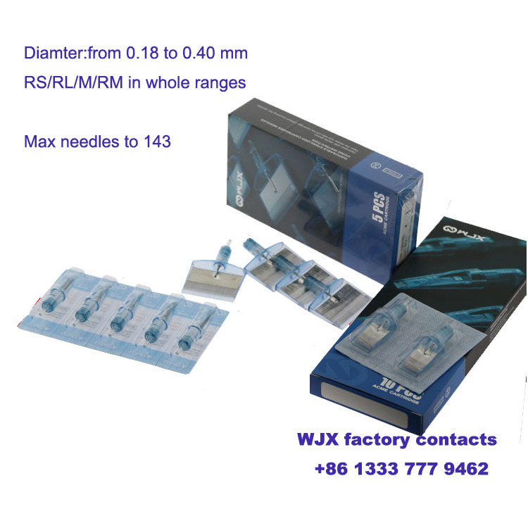 2024 WJX factory WJX Tattoo Cartridge Needle, Membrane Tattoo Needle Cartridge, 12123 RM M NEEDLE