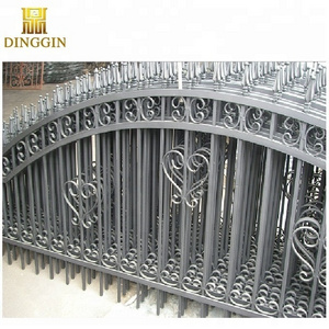 Cheap Decorative Wrought Iron Fence Panel Rosettes Wrought Iron Products