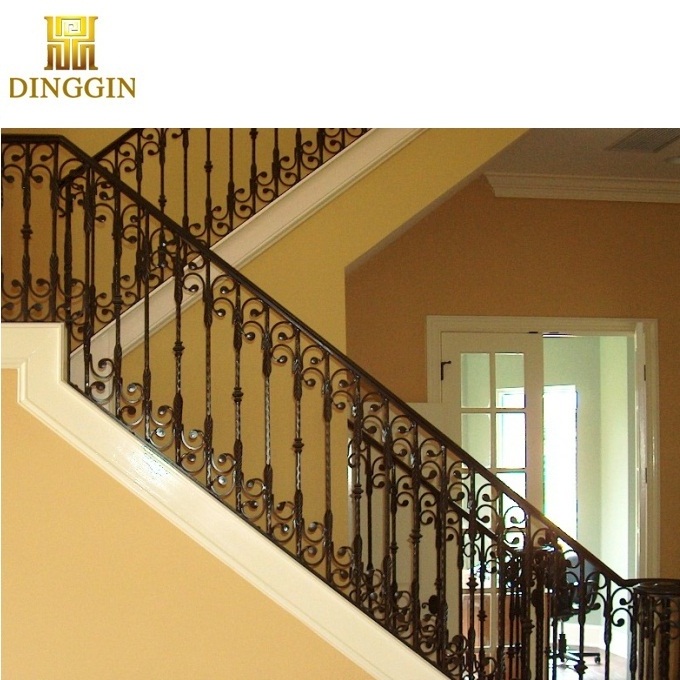 Satin Black Hollow Iron Stair Balusters