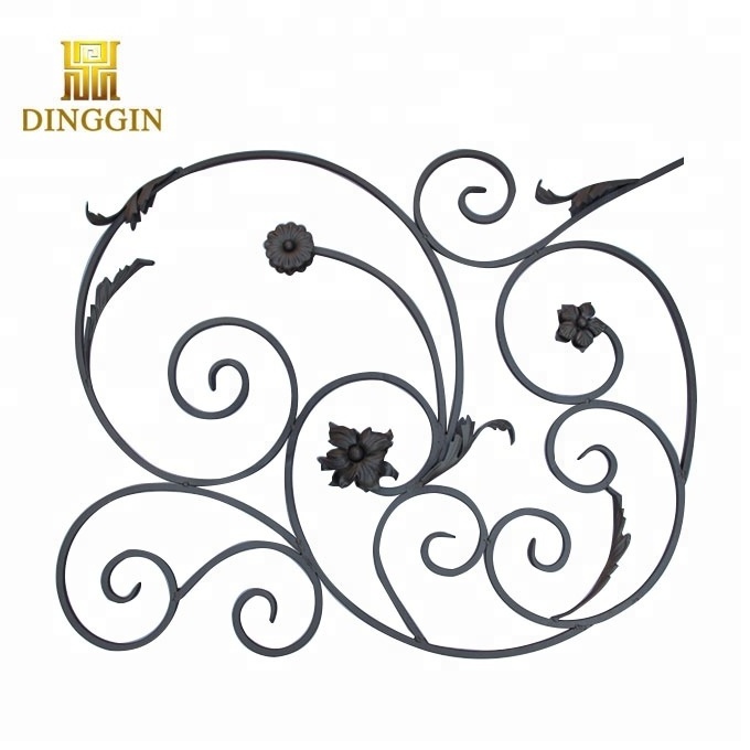 wrought iron components and decorative wrought iron