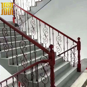 Modern Wrought Iron Art Balustrades Railing Balusters European American Style