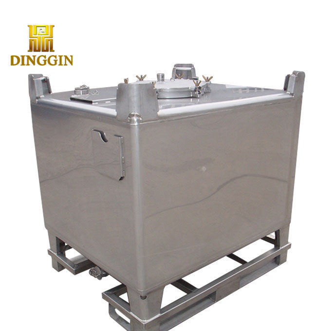 550 gallon  stainless steel material Ibc Tote Cube Water Tank