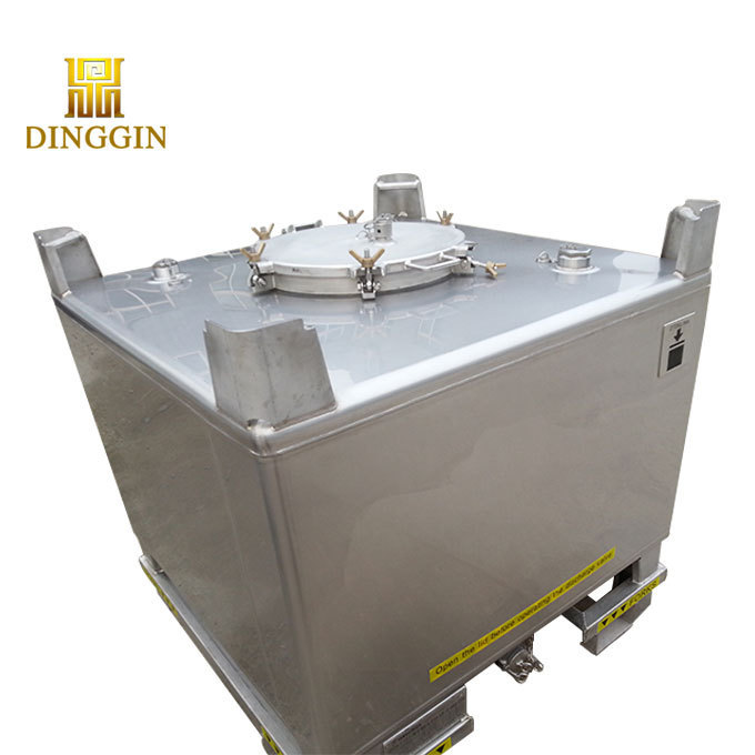 550 gallon  stainless steel material Ibc Tote Cube Water Tank