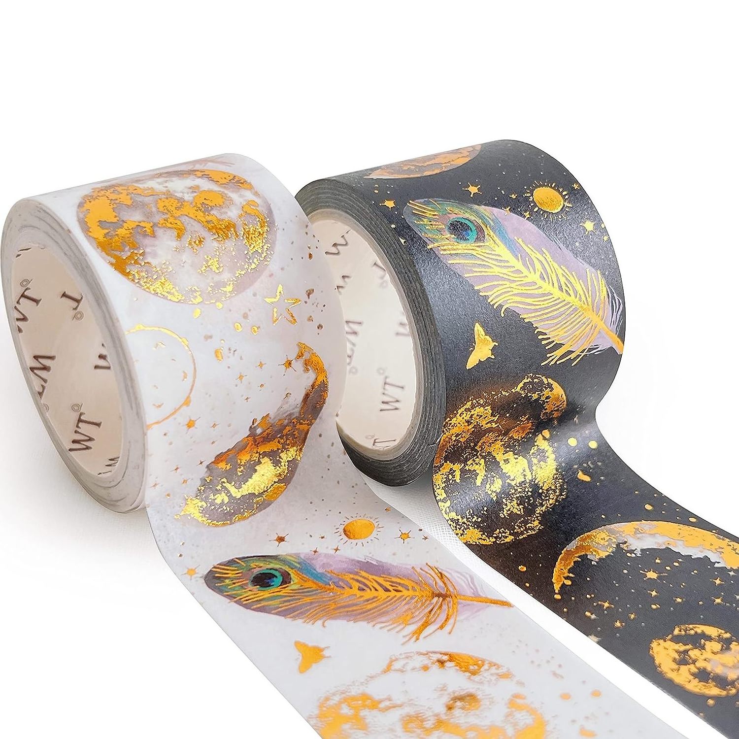 Wholesale Custom Printing Washi Masking Paper Tape,Silver Gold Foil Star Washi Tape For Decoration