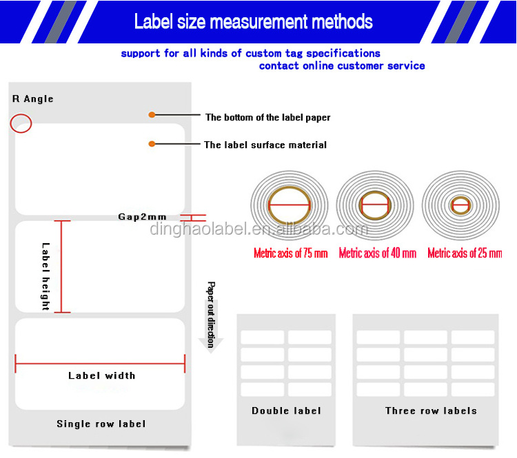 Waterproof PVC Adhesive Barcode Stickers For Label Printed Thermal Transfer Polyester Silver Blank label Roll