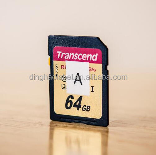 Custom SD card sticker in memory card,Micro sd card label sticker