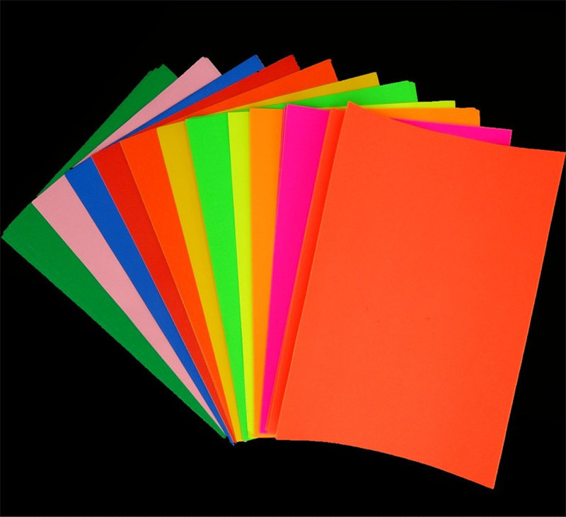 Glossy/Matte A4 size self adhesive sticker coloured sticker paper label plain