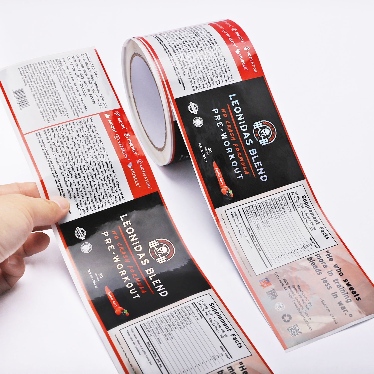 Customized Pantone Color Custom Stickers Hot Stamping Foil Printing UV spot Vinyl Sticker Matte Metallic Silver Packing Label