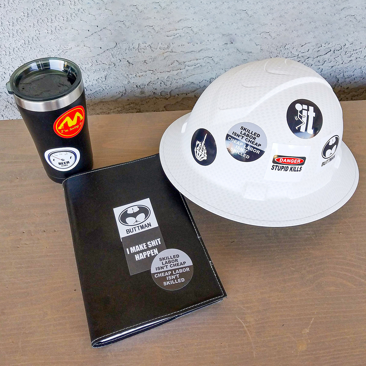 Hard Hat Stickers Round Label Custom Printing Logo Round Hat Sticker, Die Cut Package Sticker For Hat