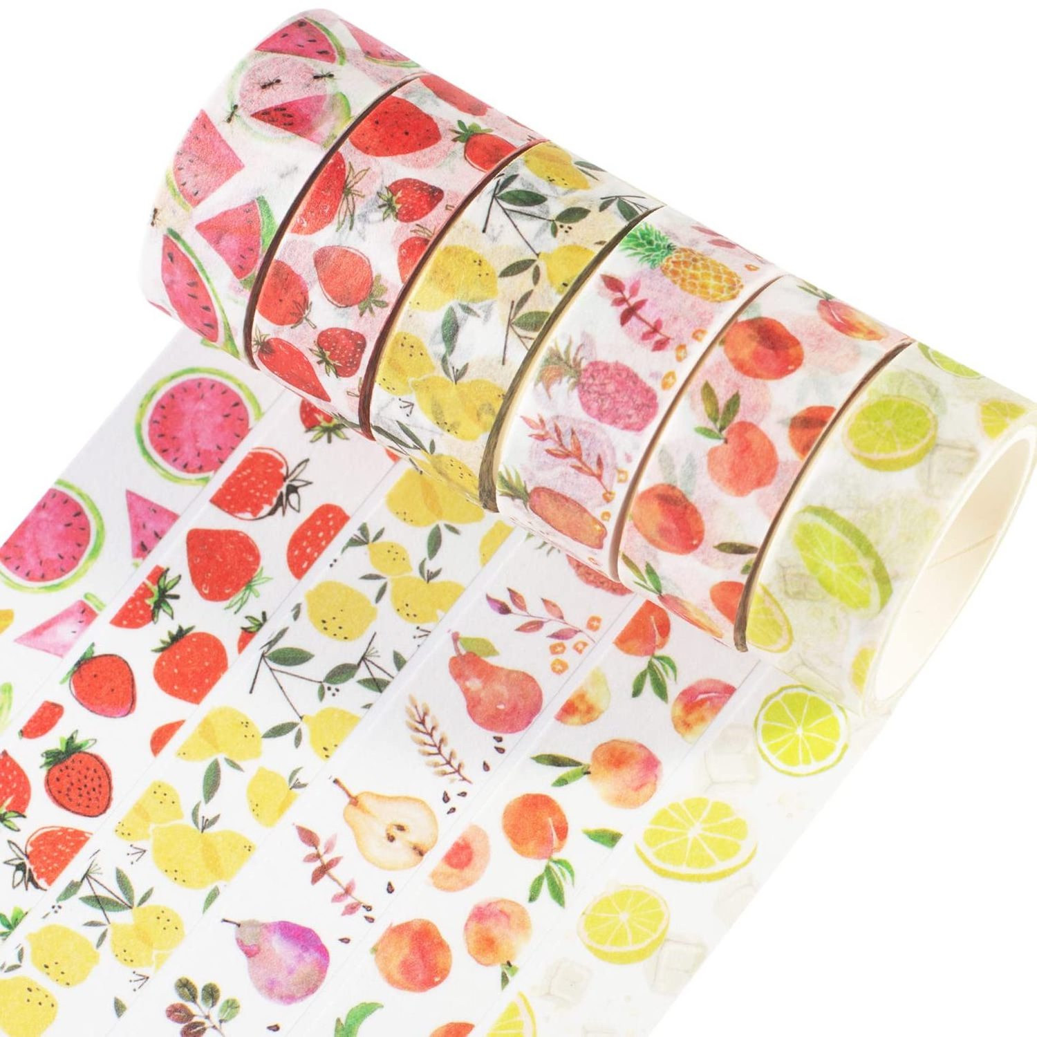 Wholesale 49 Styles 8mm Narrow Washi Tape Decorative Stationery Fividing Line Handbook Masking Tape