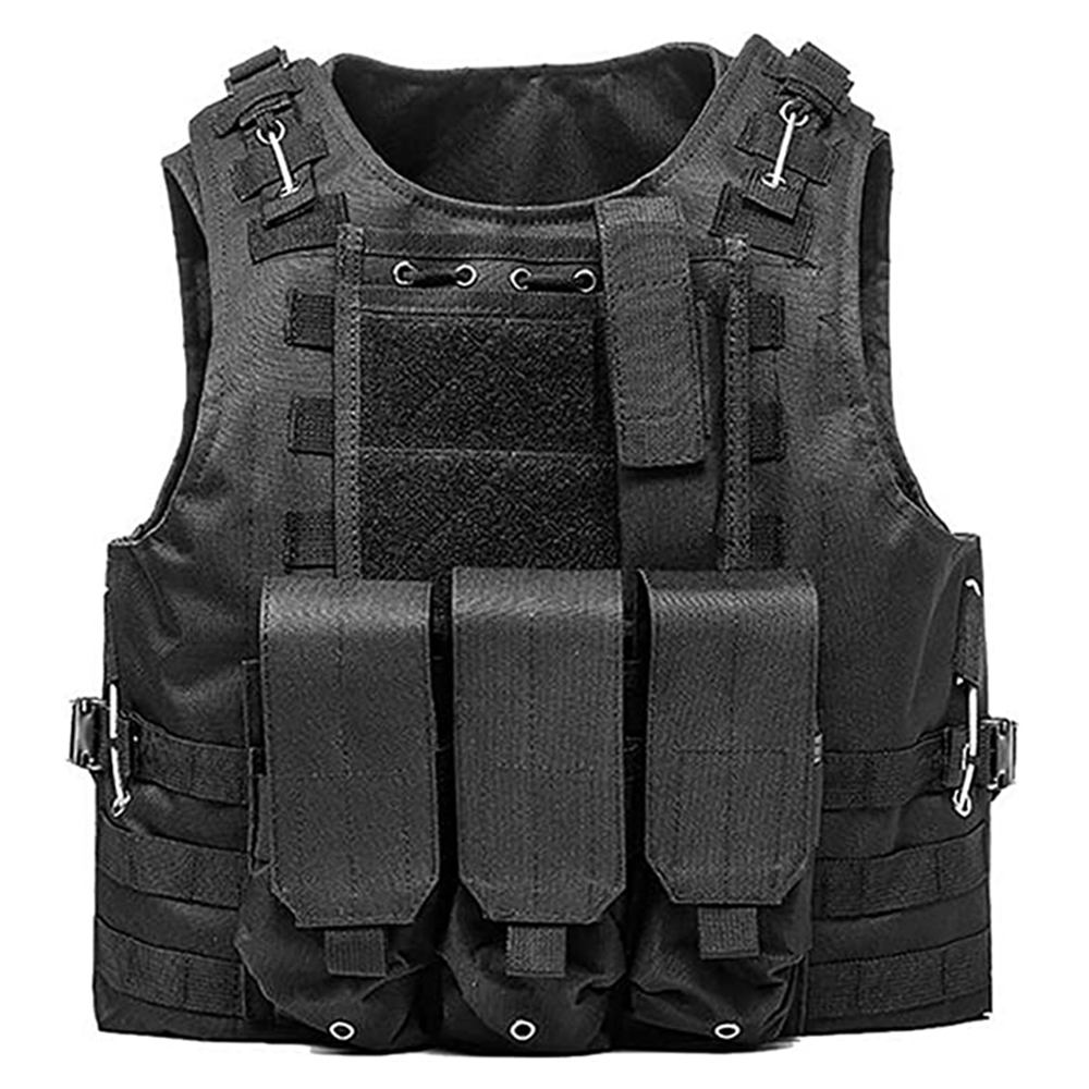 Tactical Combat Vest Tactical Assault Plate Gun Holster Holder Carrier