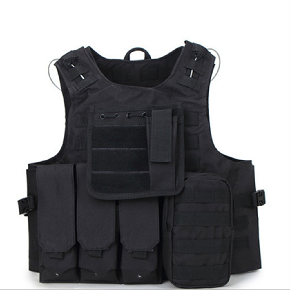 Tactical Combat Vest Tactical Assault Plate Gun Holster Holder Carrier