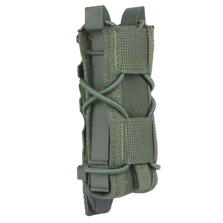 Tactical Molle 9mm Single Magazine Pouch Hunting Mag Bag Ammo Holster Holder