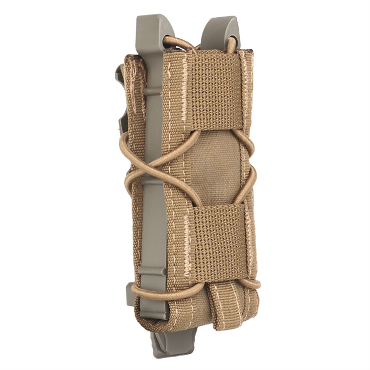 Tactical Molle 9mm Single Magazine Pouch Hunting Mag Bag Ammo Holster Holder