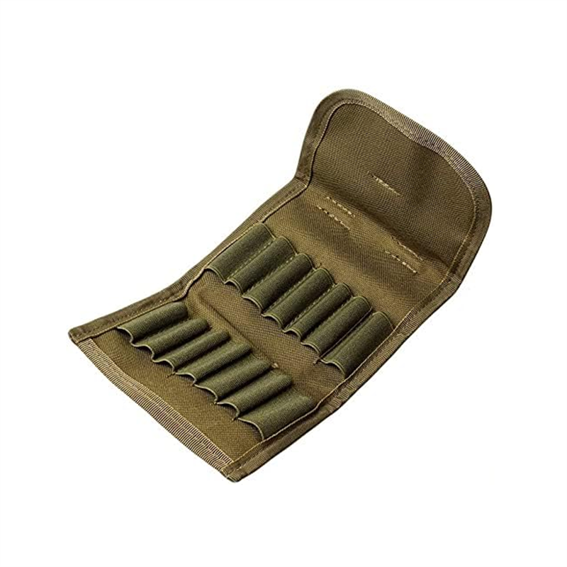 Hunting Foldable Ammo Carrier Bag Holder Cartridge Carrier 14 Round Shells Tactical Molle Shell Pouch