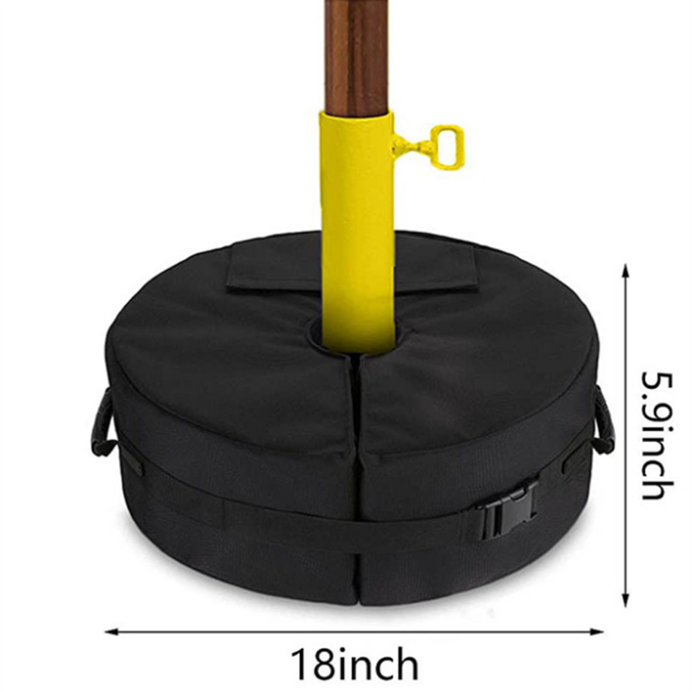 Windproof Beach SunShade Tent Pole Sandbag Umbrella Base Canopy Weight Bag for Stand