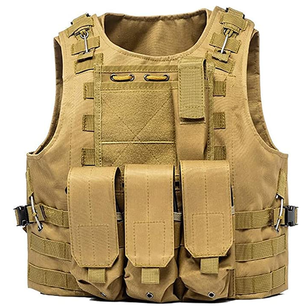 Tactical Combat Vest Tactical Assault Plate Gun Holster Holder Carrier