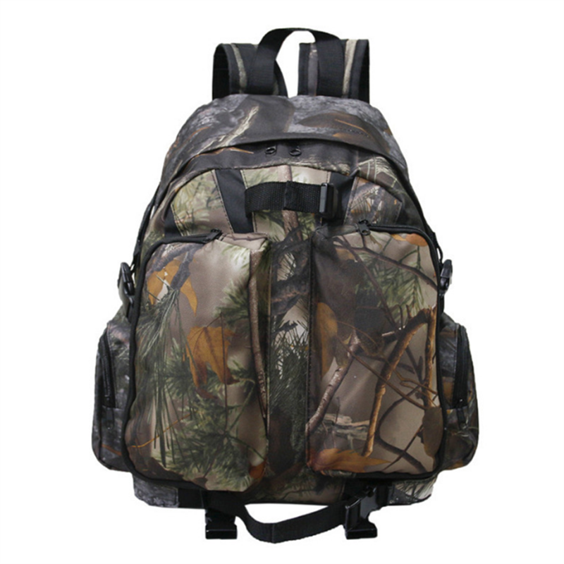 Large capacity multi function outdoor backpack camouflage waterproof 600D cordura nylon gun backpack