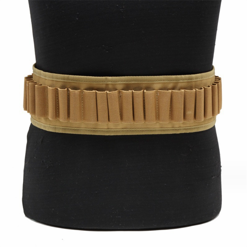 Tactical 12/20 Gauge Shoulder Shell Ammo Pouch Holder Bullet Cartridge Bandolier Shell Holder Waist Belt