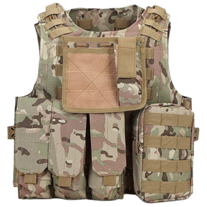 Tactical Combat Vest Tactical Assault Plate Gun Holster Holder Carrier