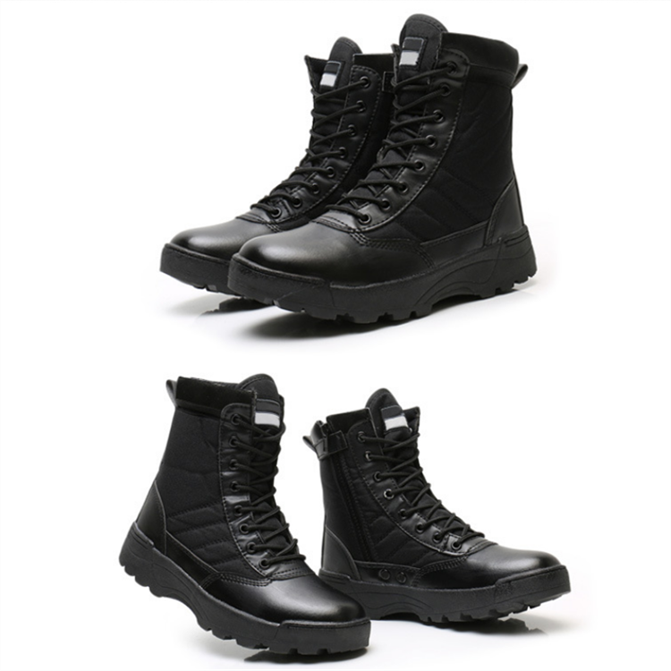 Maelstrom Tactical Combat Boots with Zipper Mens Lightweight Tactical Boots Breathable Work Boots