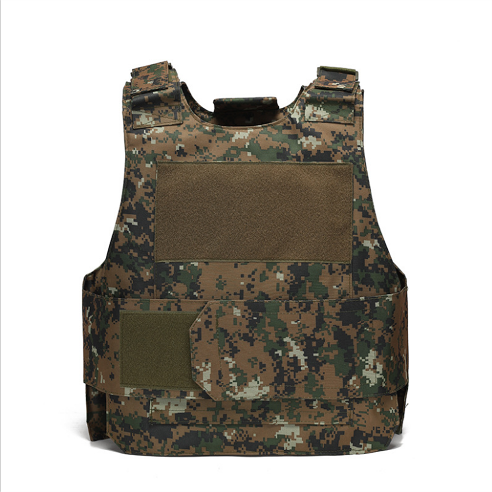 Tactical Outdoor Black Vest Costume MED-2XL 10 x 12 Lightweight Combat-Vest Armor for Games or Training