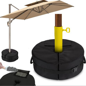 Windproof Beach SunShade Tent Pole Sandbag Umbrella Base Canopy Weight Bag for Stand