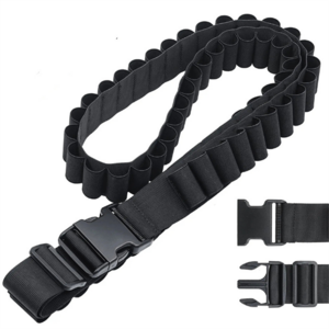 Tactical 50 Rounds Ammo Holder Cartridge Gun Shell Bandolier Holders Hunting Cartridge Belt