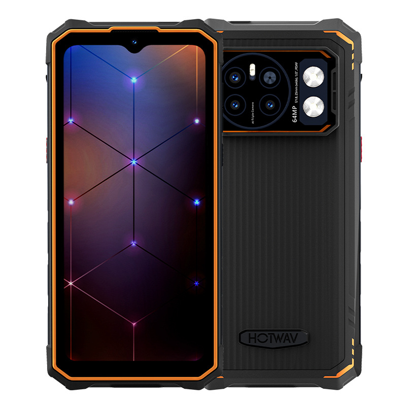 Hotwav Cyber 13 Pro Android 13 Rugged phones Global 150LM Flashlight 20GB+256GB 6.6'' 2K Mobile Phone 10800mAh 64MP Cellphones